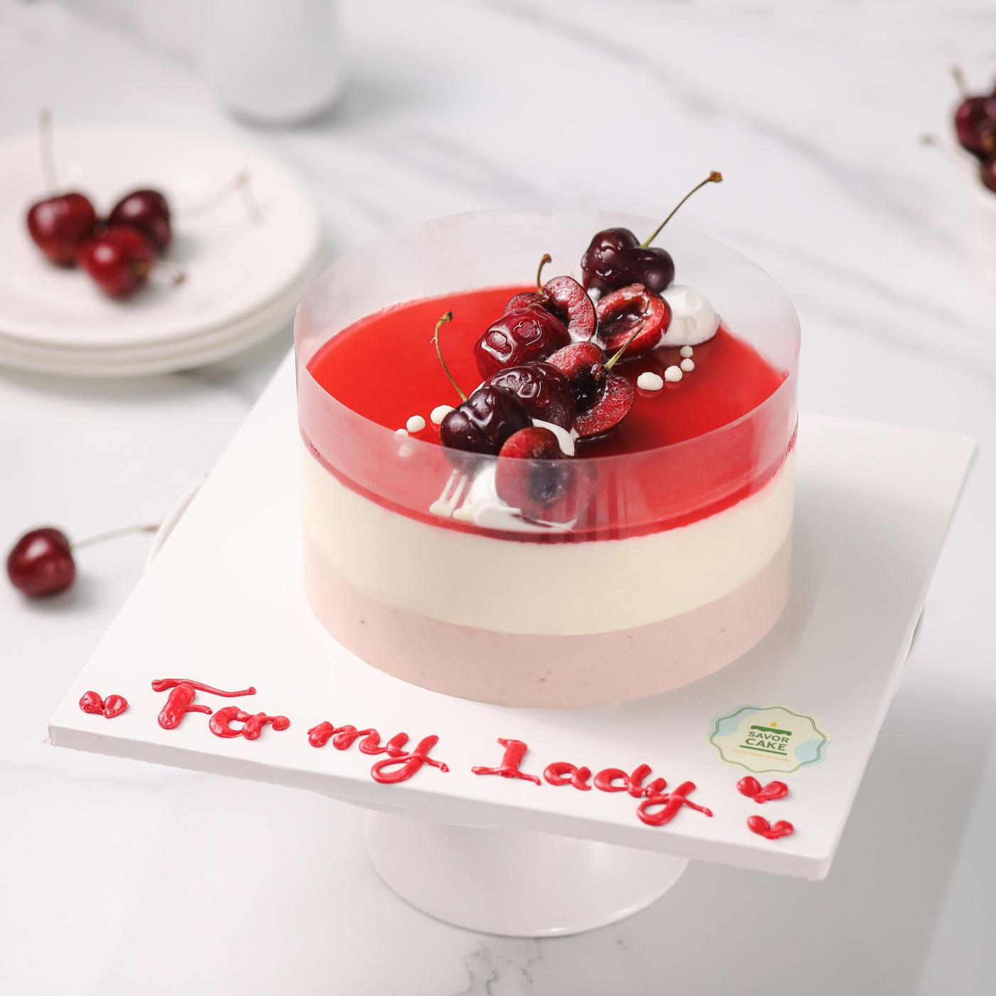 Main image Bánh mousse Cherry sữa chua