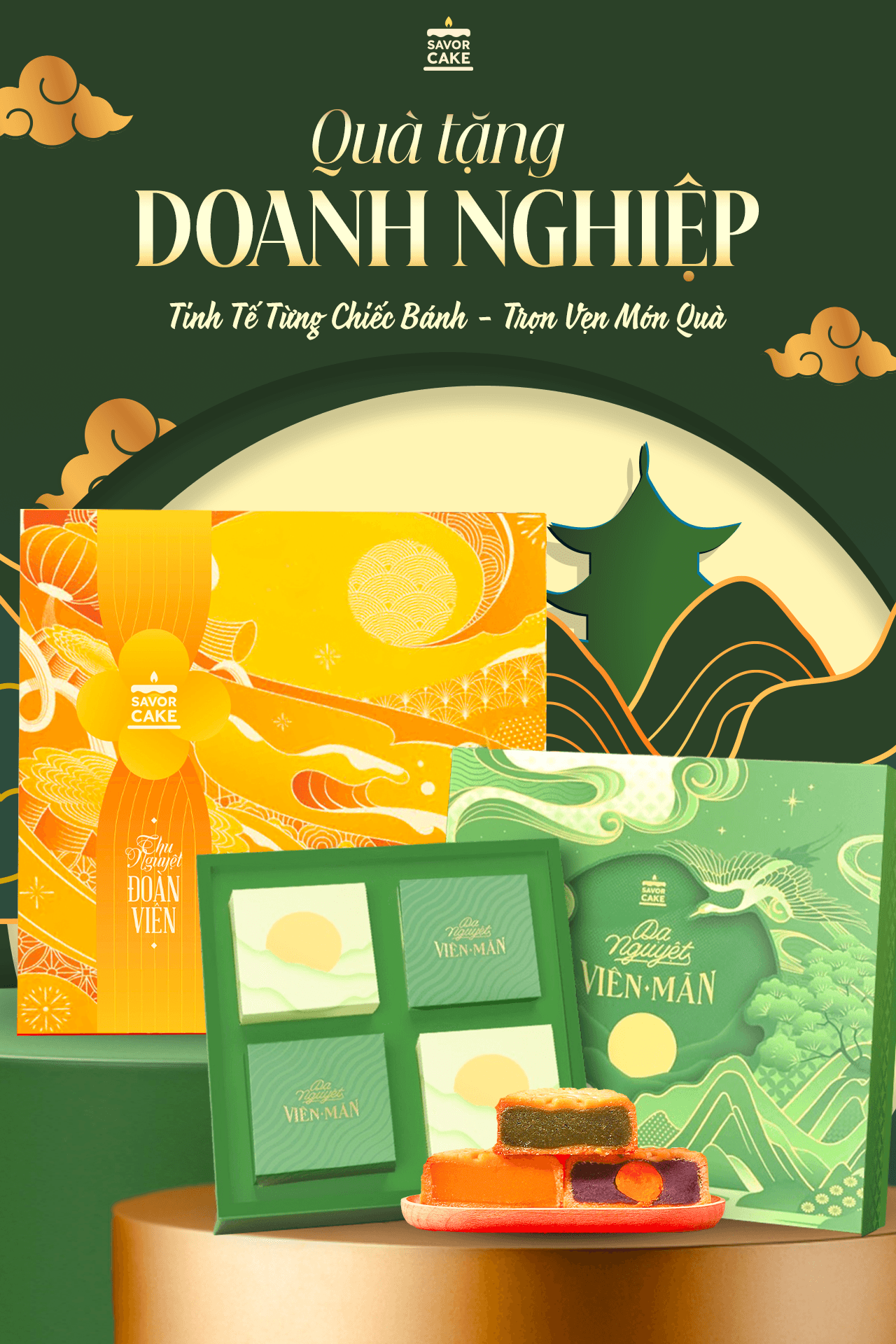 set bánh trung thu quà tặng doanh nghiệp