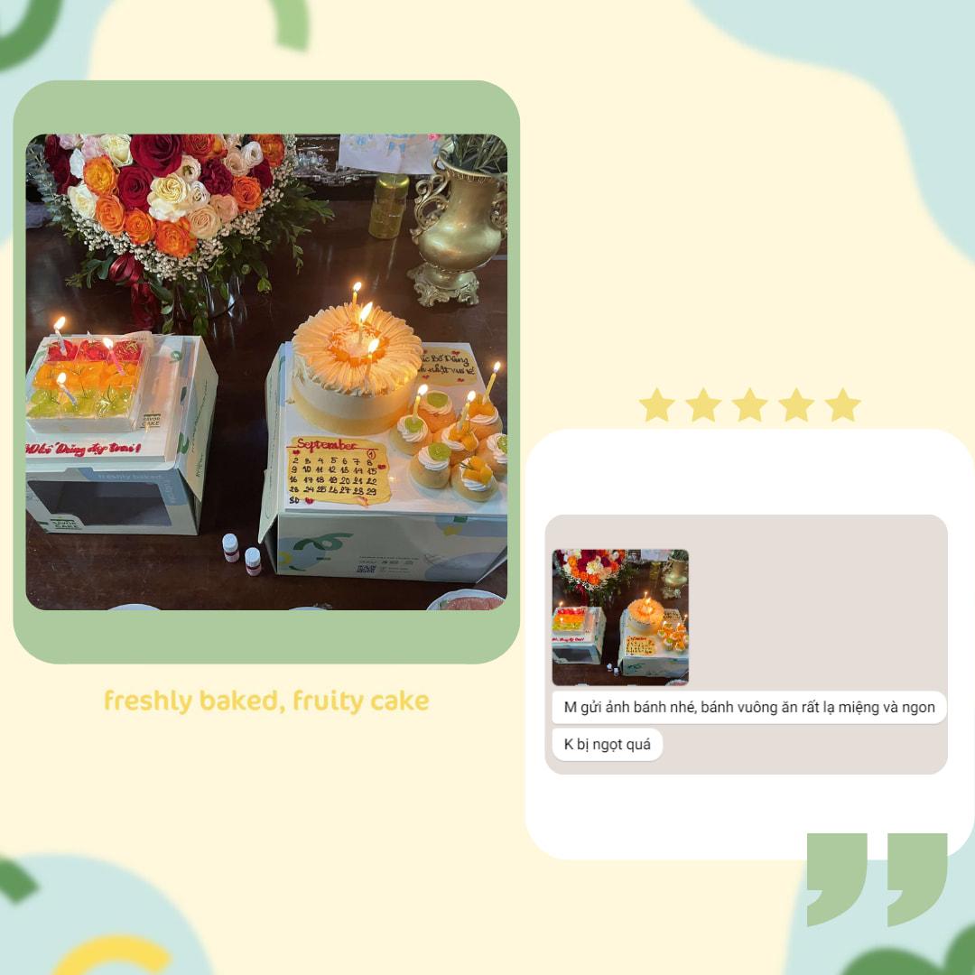 ảnh feedback bánh savor