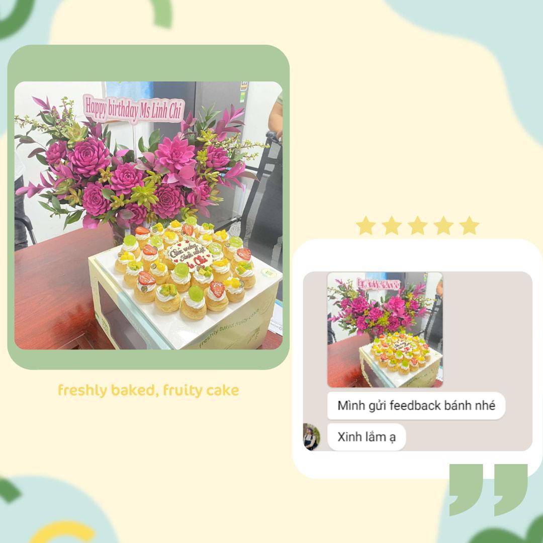 ảnh feedback bánh savor